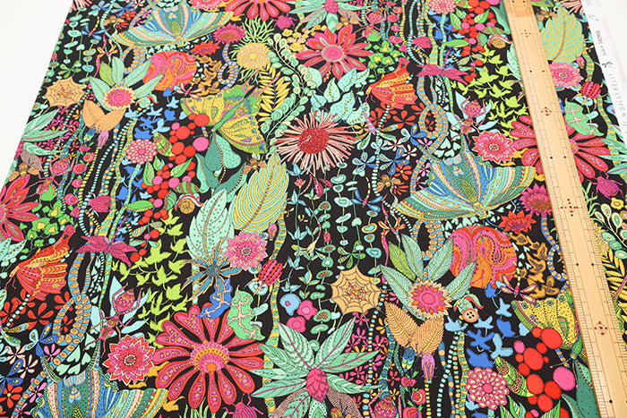 USA Cotton WINDHAM FABRICS Twilight Dance - Botanical - nomura tailor