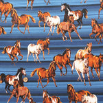 USA Cotton WINDHAM FABRICS Stallions - Horse - nomura tailor