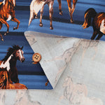 USA Cotton WINDHAM FABRICS Stallions - Horse - nomura tailor