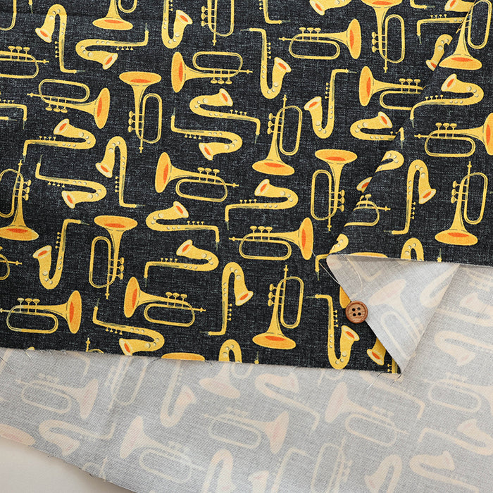 USA Cotton - WINDHAM FABRICS Wind Instruments - nomura tailor