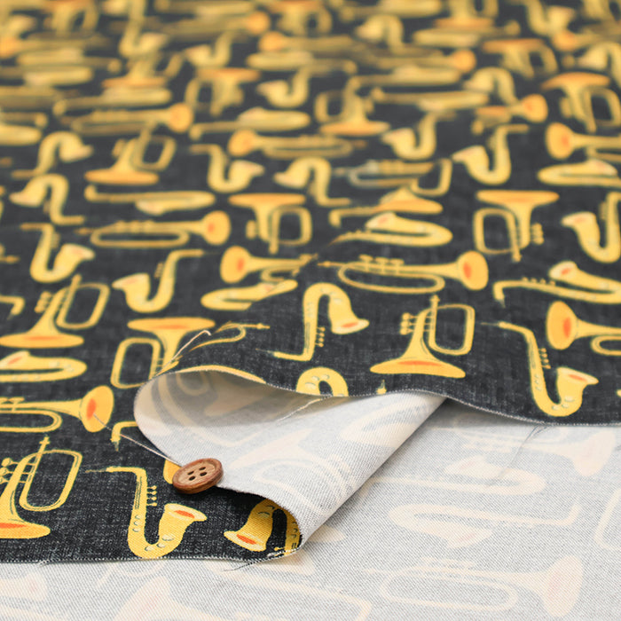 USA Cotton - WINDHAM FABRICS Wind Instruments - nomura tailor