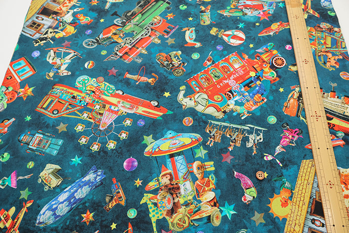 USA Cotton ROBERT KAUFMAN Toy chest - nomura tailor