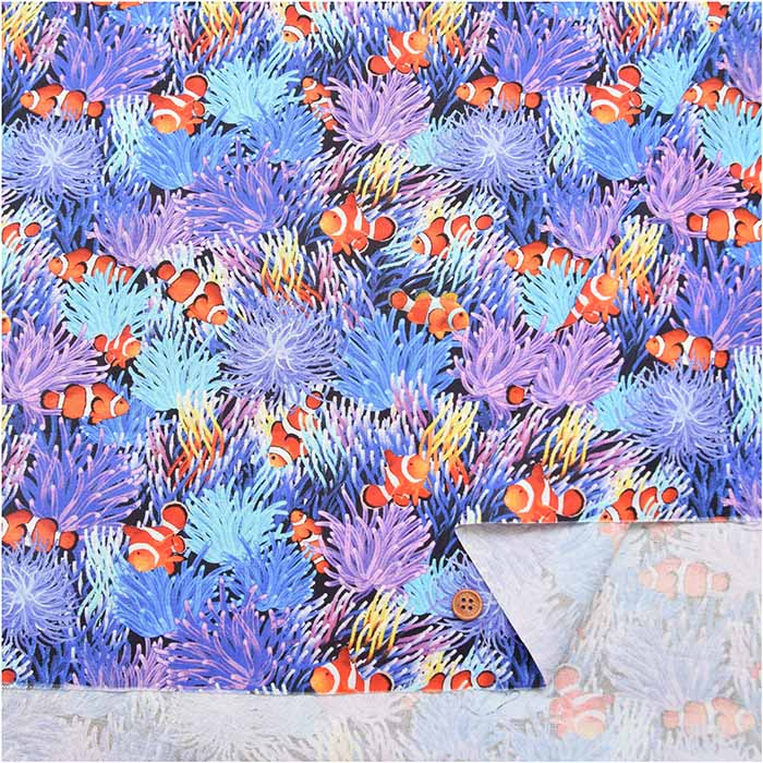 USA Cotton - TIMELESS TREASURES - Clown Fish - nomura tailor