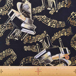 USA Cotton - TIMELESS TREASURES PIANO - nomura tailor