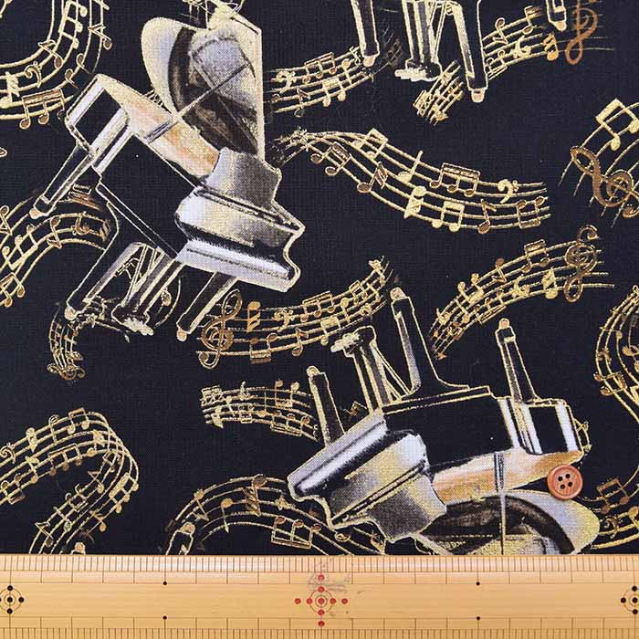 USA Cotton - TIMELESS TREASURES PIANO - nomura tailor
