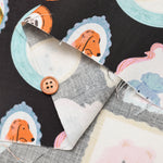 USA Cotton - TIMELESS TREASURES - Dog Frame - nomura tailor