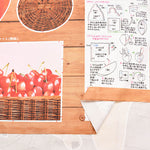 ≪Pattern≫ Cotton muslin Inkjet Print Fabric - Fruit Shop - Pineapple - nomura tailor