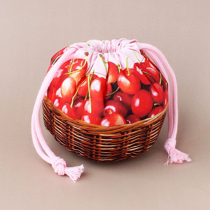 ≪Pattern≫ Cotton muslin Inkjet Print Fabric - Fruit Shop - Watermelon - nomura tailor