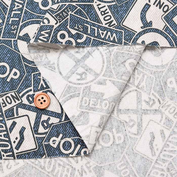 Cotton Oxford Fabric - Denim look sign - nomura tailor