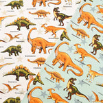 Cotton Oxford Fabric - Dinosaur - nomura tailor