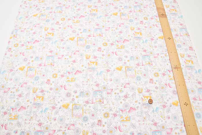 Cotton Oxford Fabric - Rabbit - nomura tailor