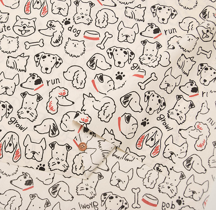 T/C Broad Fabric - Dog face - nomura tailor