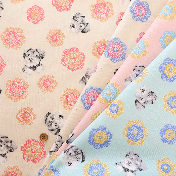 Cotton Oxford Fabric - Schnauzer - nomura tailor