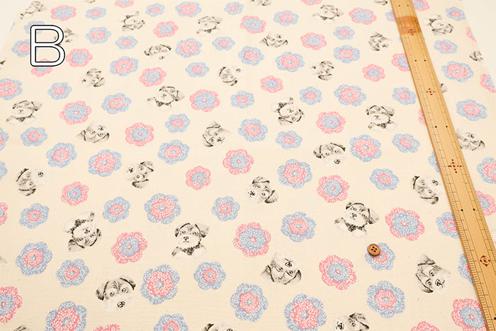 Cotton Oxford Fabric - Schnauzer - nomura tailor