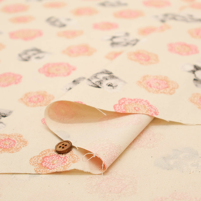 Cotton Oxford Fabric - Schnauzer - nomura tailor