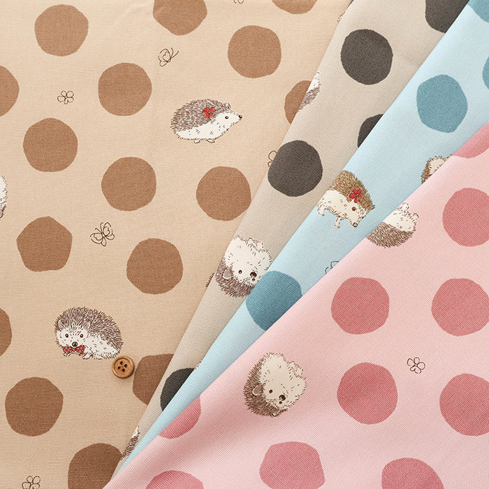 Cotton Oxford Fabric - Hedgehog - nomura tailor