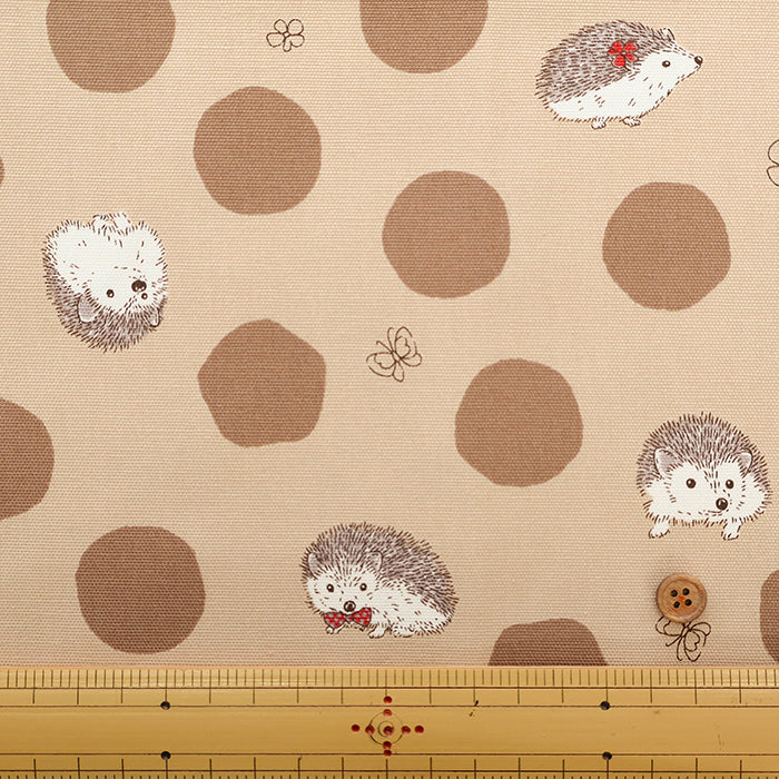 Cotton Oxford Fabric - Hedgehog - nomura tailor