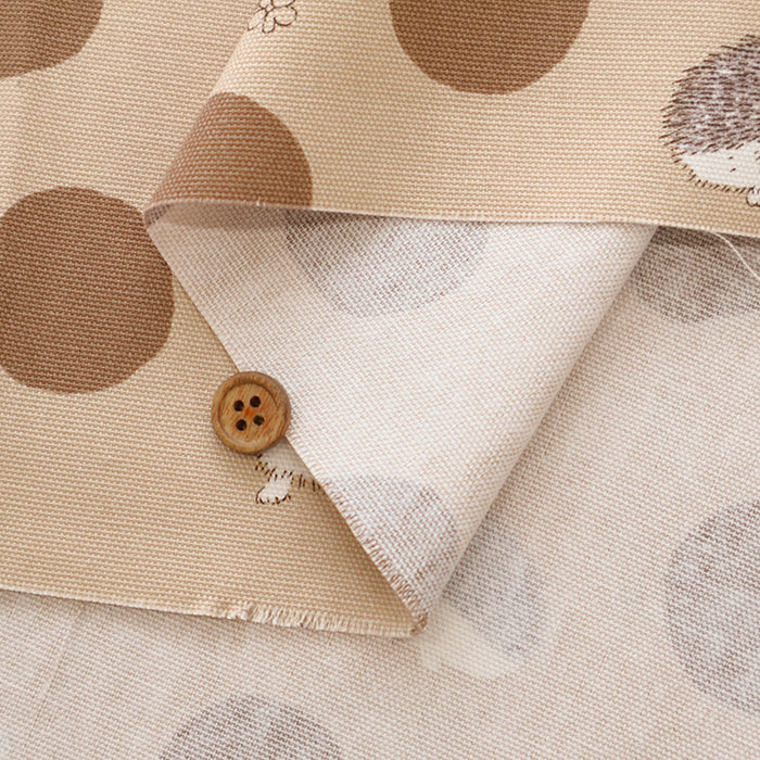 Cotton Oxford Fabric - Hedgehog - nomura tailor
