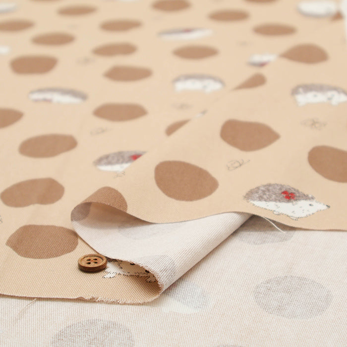Cotton Oxford Fabric - Hedgehog - nomura tailor