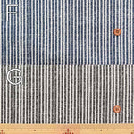 Cotton Printed Fabric - Denim Stripe - nomura tailor
