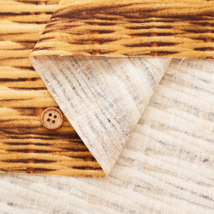Cotton Oxford Real Print Fabric - Basket - nomura tailor
