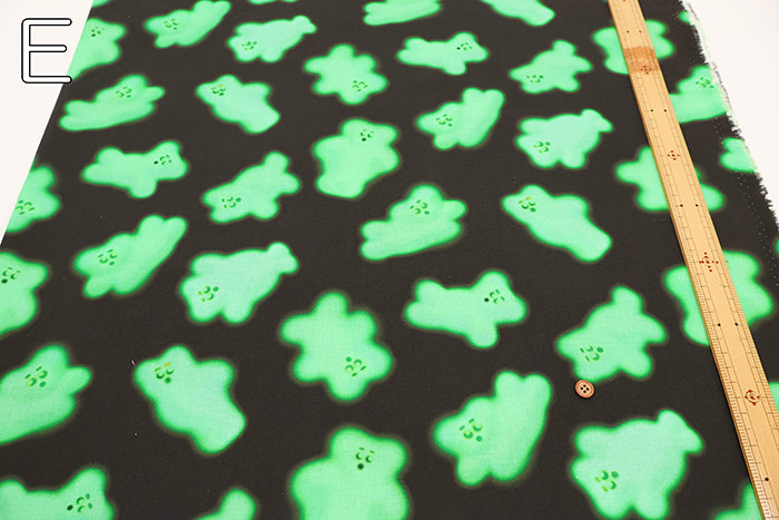Cotton Muslin Inkjet-printed Fabric - nora. Mofu Mofu - nomura tailor