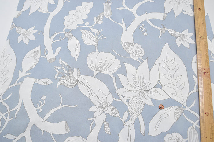 Cotton Muslin Inkjet Print Fabric – uwaru “aoimori 2024” - nomura tailor