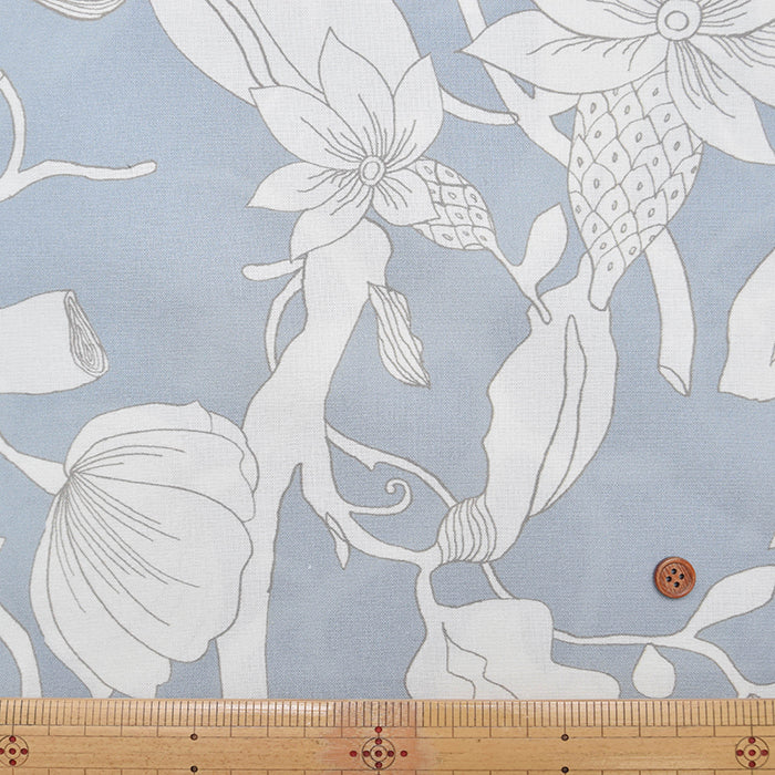 Cotton Muslin Inkjet Print Fabric – uwaru “aoimori 2024” - nomura tailor