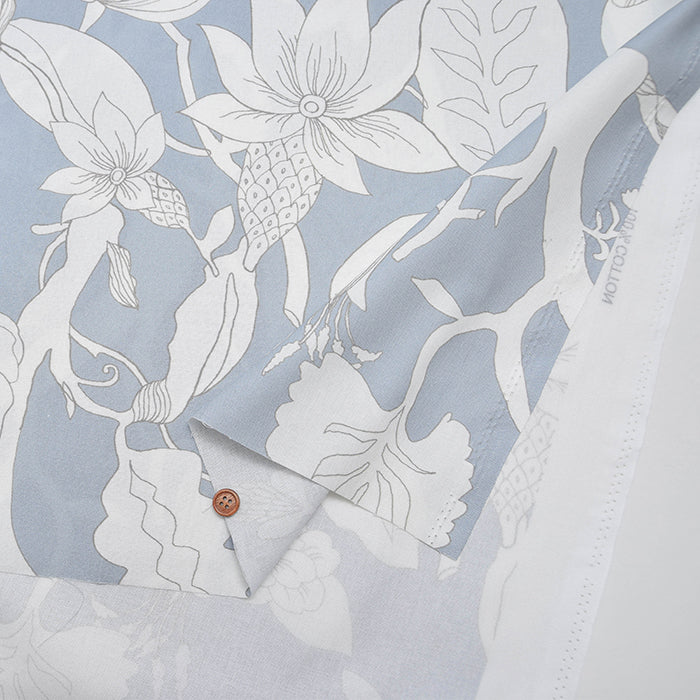 Cotton Muslin Inkjet Print Fabric – uwaru “aoimori 2024” - nomura tailor