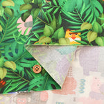 Cotton Muslin Inkjet-printed Fabric - RiCONIC Playful Animal Hide-and-seek - nomura tailor