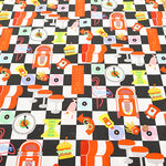 Cotton Muslin Printed Fabric - nora. Diner - nomura tailor