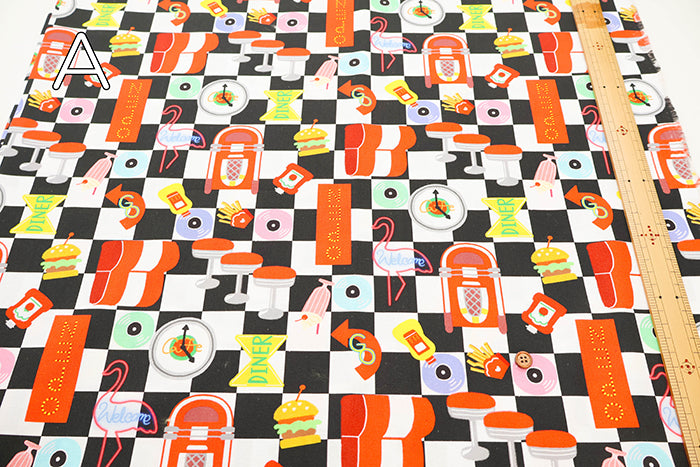 Cotton Muslin Printed Fabric - nora. Diner - nomura tailor