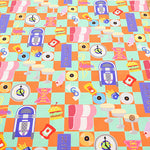 Cotton Muslin Printed Fabric - nora. Diner - nomura tailor
