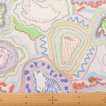 Cotton Muslin Inkjet-printed Fabric -nora - CAT - nomura tailor