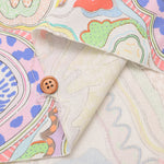 Cotton Muslin Inkjet-printed Fabric -nora - CAT - nomura tailor