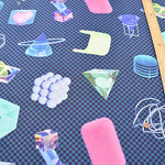 Cotton Oxford Inkjet Print Fabric - nora. Interior - nomura tailor