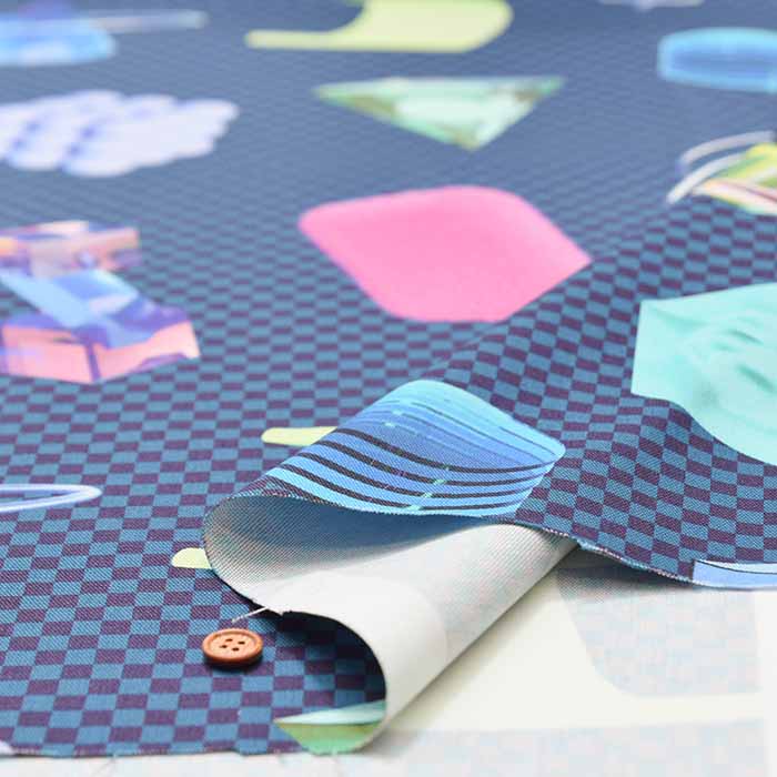 Cotton Oxford Inkjet Print Fabric - nora. Interior - nomura tailor