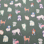 Cotton Muslin Printed Fabric nora - Pixel Dog - nomura tailor