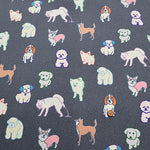 Cotton Muslin Printed Fabric nora - Pixel Dog - nomura tailor