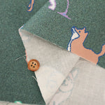 Cotton Muslin Printed Fabric nora - Pixel Dog - nomura tailor