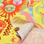 Cotton Muslin Printed Fabric nora - Lucha Libre - nomura tailor
