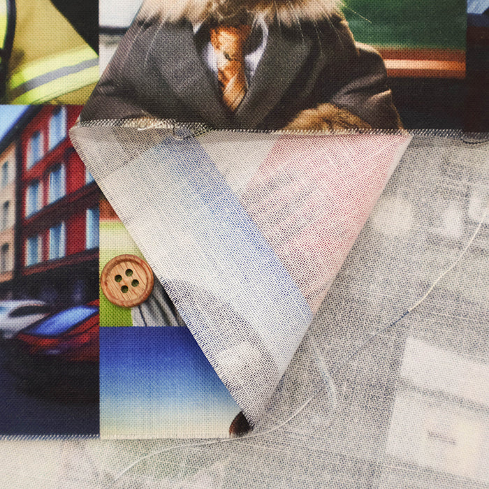 Cotton Muslin Inkjet-printed Fabric - nora. cat work - nomura tailor