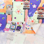 Cotton Muslin Printed Fabric - nora. Game Center - nomura tailor