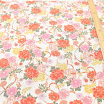 Polyester Nishikoshi Chirimen Printed Fabric - Hana (Floral) - nomura tailor