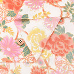 Polyester Nishikoshi Chirimen Printed Fabric - Hana (Floral) - nomura tailor