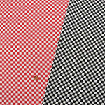 Polyester Chirimeprint Fabric Ichimatsu Bun - nomura tailor