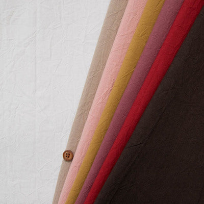 Cotton soft sheeting washer fabric - plain - nomura tailor