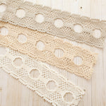 7cm Wide Natural Craft Lace - nomura tailor