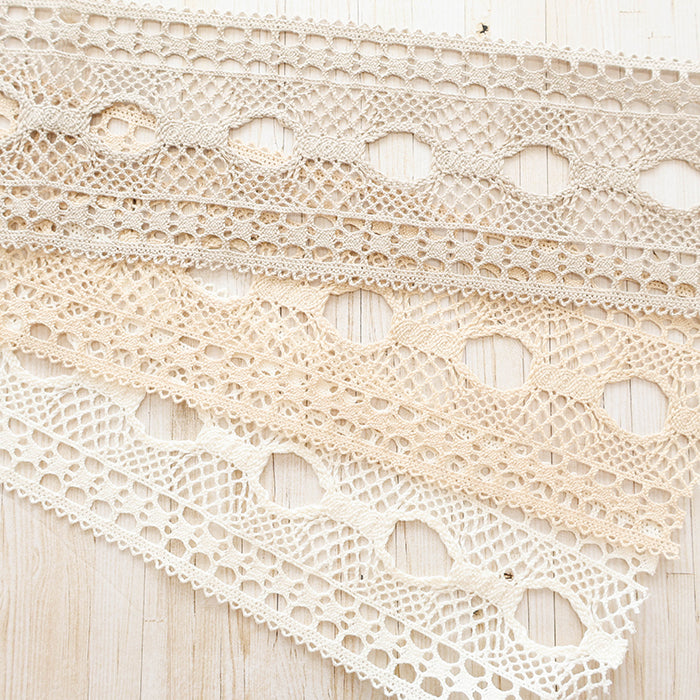 9cm Wide Natural Craft Lace - nomura tailor