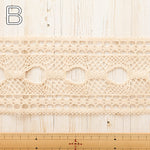 9cm Wide Natural Craft Lace - nomura tailor
